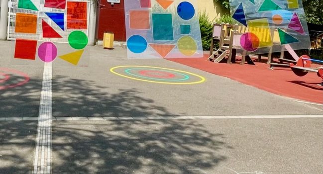 « Notre cour en couleur », un projet de l’école maternelle Sainte Anne